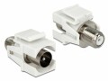 DeLock Delock Keystone Koax Modul [IEC-Stecker >