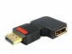 DeLOCK - Adapter Displayport male > Displayport female angled left