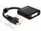 Bild 1 DeLock Adapter Mini-Displayport - DVI, 4K, aktiv, verschraubbar