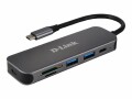 D-Link 5-IN-1 USB-C HUB W CARD READER 2XUSB 1X TYPE-C