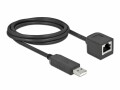 DeLock Konsolenkabel USB-A zu RS-232 RJ45, 2 m, Zubehörtyp