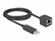 DeLock Anschlusskabel USB-A zu RS-232 RJ45, 2 m, Datenanschluss