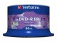 Verbatim DVD+R 8.5 GB, Spindel (50 Stück), Medientyp: DVD+R