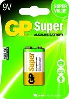 GP Super Alkaline 9V-Block 6LR61                 0301604AC1