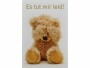 ABC Entschuldigungskarte Teddy 7 x 10 cm, Papierformat: 7