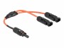 DeLock Splitter Kabel DL4 1x Buchse zu 2x Stecker