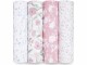 Aden + Anais Mulltuch Ma Fleur 4er-Set 120 x 120 cm