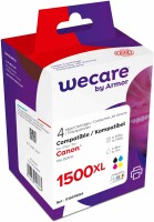 WECARE Multipack XL rebuilt BKCMY PGI-1500XL PWE z.CanonMAXIFY