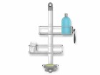 Simplehuman Duschmittelhalter Caddy Silber, Befestigung: Haken