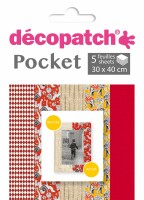 DECOPATCH Papier Pocket Nr. 27 DP027C 5 Blatt