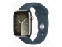 Apple Watch Series 9 45 mm LTE Silber Sport