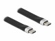 DeLock USB 3.2 Gen 2 Flachbandkabel C-C