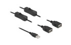 DeLock USB-Stromkabel mit Schalter USB A - USB A