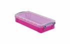 Really Useful Box Aufbewahrungsbox 0.55 Liter, Pink/Transparent, Breite: 10 cm