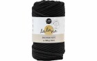 lalana Wolle Makramee Rope 5 mm, 330 g, Schwarz