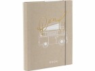 Goldbuch Ringbuch Road Trip Braun, Papierformat: 18.5 x 23