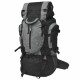 vidaXL Wanderrucksack XXL 75 L Schwarz und Grau