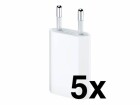Apple 5W USB Power Adapter (exkl. USB-Kabel) - BULK - 5er Pack