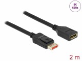 DeLock Verlängerungskabel DisplayPort - DisplayPort, 2 m