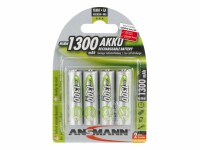 Ansmann - Battery 4 x AA type - NiMH - ( rechargeable ) - 1300 mAh
