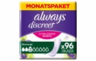 Always Discreet Inkontinenz-Einlagen Normal, Monatspaket 4