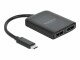 Bild 1 DeLock 2-Port Signalsplitter USB-C ? Displayport MST/VXP support