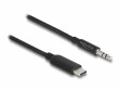 DeLock Audio-Kabel USB-C - 3.5 mm Klinke 1 m