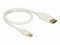Bild 2 DeLock Kabel Mini-DisplayPort DisplayPort, 50cm, 4K 60Hz, weiss