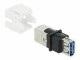 DeLock Keystone-Modul USB3.0 A - B weiss