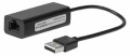 MicroConnect - Netzwerkadapter - USB 2.0 - 10Mb LAN - Schwarz