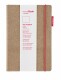 TRANSOTYP senseBook RED RUBBER        A5 - 75020500  blanko, M, 135 Seiten    beige