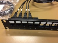 Panasonic Patchpanel 19" Patchpanel 24 Port mit Coupler, Zubehör