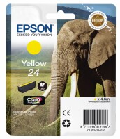 Epson Tintenpatrone yellow T242440 XP 750/850 360 Seiten, Kein