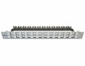 Wirewin Patchpanel 24 Port, Keystone, 1HE 19" Rack Hellgrau