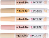 TALENS Ecoline Brush Pen Set 11509911 beige-pink 5 Stück