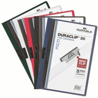 DURABLE Klemmhefter Duraclip 222700 30 Blatt A4 ass. 5