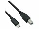 Roline USB2,0 Kabel Typ C-B, ST/ST, 1,8m