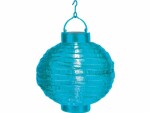 Star Trading Lampion Solar Festival 22 cm, Blau, Betriebsart