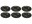 Stöckli Fondue-Teller Noir Schwarz, Anzahl Personen: 6, Materialtyp: Keramik, Material: Keramik, Detailfarbe: Schwarz, Durchmesser: 26 cm