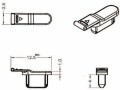 DeLock Staubschutz Lightning f 10 Stk. Schwarz, Kabeltyp: Adapter