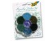 Folia Rocailles-Perlen Blau/Grün