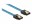 Bild 3 DeLock SATA-Kabel UV Leuchteffekt blau 30 cm, Datenanschluss