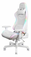 DELTACO RGB LED Gaming Chair White GAM-080-W 
