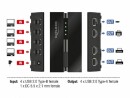 DeLock USB-Switch 11494, Anzahl Eingänge: 4 ×, Steckertyp Seite