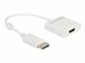 DeLock Adapter 4K Aktiv DisplayPort - HDMI, Kabeltyp: Adapter