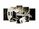 Wallxpert Bild Gitarre 5 Teile, 110 x 60 cm