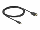 DeLock - HDMI cable with Ethernet - HDMI male