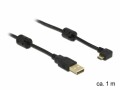 DeLock USB 2.0-Kabel 270°gewinkelt USB A - Micro-USB B