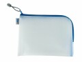 HERMA Etui Mesh Bag 26 x 20 cm, Blau/Weiss