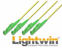 Lightwin LWL-Patchkabel E2000/APC-E2000/APC, Singlemode, Duplex, 2m
